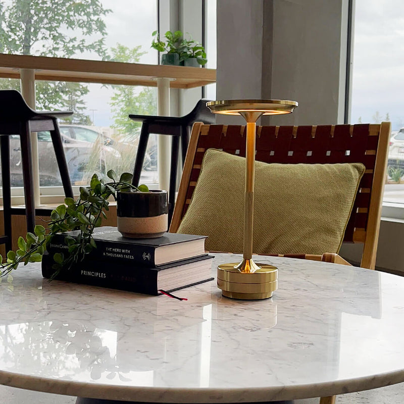 Louniar - Metallic Cordless Table Lamp